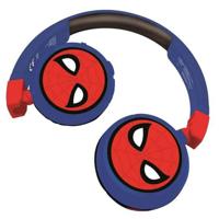SPIDER-MAN Comfortabele opvouwbare 2-in-1 bluetooth en bedrade hoofdtelefoon voor kinderen met geluidsbeperking - LEXIBOOK - thumbnail
