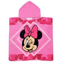 Disney Badponcho Minnie Mouse 50 X 100 Cm Katoen Roze - thumbnail