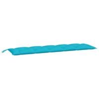 VidaXL Tuinbankkussen 180x50x7 cm oxford stof turquoise - thumbnail