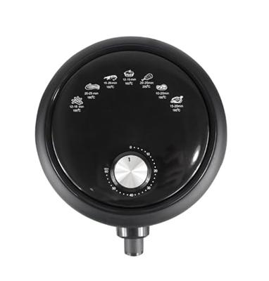 GourmetMaxx Heißluft-Fritteuse Mechanisch 2,3l Airfryer 1000 W Zwart