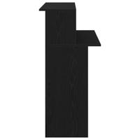 Receptiebalie 100x50x103,5 cm bewerkt hout zwart - thumbnail
