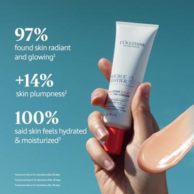 L&apos;Occitane Source Reotier Glow Gel-Cream 50 ml Dagcrème