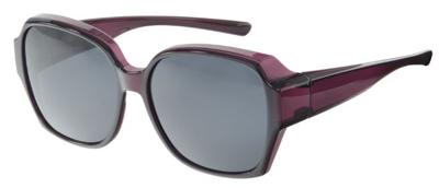 FitOfar overzetzonnebril dames VZ 0050C paars/zwart FitOfar overzetzonnebril dames VZ 0050C paars/zwart