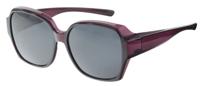 FitOfar overzetzonnebril dames VZ 0050C paars/zwart - thumbnail