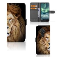 Nokia 7.2 | Nokia 6.2 | Telefoonhoesje | Met pasjeshouder | Leeuw - thumbnail