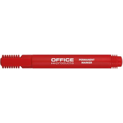 OFFICE products permanent marker 1-3 mm, rond, rood