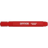 OFFICE products permanent marker 1-3 mm, rond, rood - thumbnail