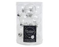 Kerstballen glas transparant 35mm transparant/helder Kerst Decoris - Decoris - thumbnail