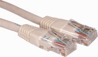ACT IB6407 U/UTP CAT5E Patchkabel Ivoor - 7 meter - thumbnail