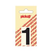 Deco cijfer 1 helvetica zwart 40 mm Pickup - Pickup - thumbnail