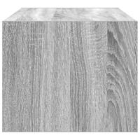 TV-meubel 60x31x25,5 cm bewerkt hout grijs sonoma eikenkleurig - thumbnail