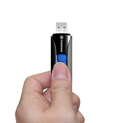 Transcend JetFlash® 790 USB-stick 128 GB Zwart, Blauw TS128GJF790K USB-A 3.1 Gen 1 Transcend JetFlash® 790 USB-stick 128 GB Zwart, Blauw TS128GJF790K USB-A 3.1 Gen 1