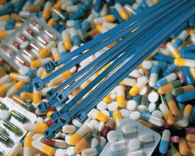 HellermannTyton 111-01667 MCTPP50L-PPMP-BU Kabelbinder Blauw 100 stuk(s)