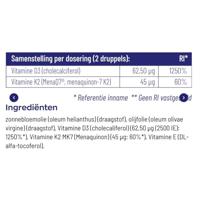 Vitakruid Vitamine D3 & K2 (MenaQ7®) met druppelpipet 10 - thumbnail