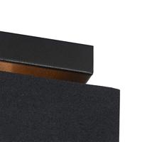 QAZQA Moderne plafondlamp zwart met goud - VT - thumbnail