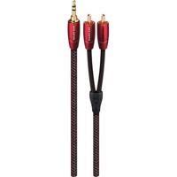AudioQuest 2m Golden Gate 3.5mm - 2xRCA audio kabel Zwart - thumbnail