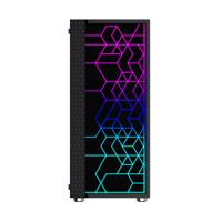 Gembird Fornax 2500 ARGB Gaming ATX computerkast, Midi Tower, backlight, Zwart - thumbnail