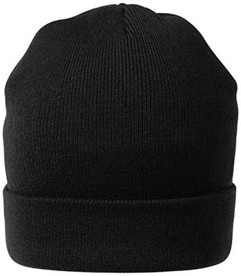 NITRAS SAFETY Knitted hat black m. rollrand