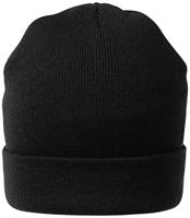 NITRAS SAFETY Knitted hat black m. rollrand - thumbnail
