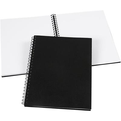 Creativ Company Notitieboek, afm 23x30,5 cm, 120 gr, zwart, 1 stuk