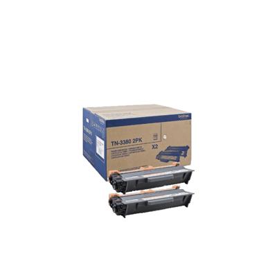 Brother TN-3380 Twinpack Toner zwart