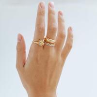 Dames ring 24KAE 124138Y/54 Gouden 14 - thumbnail