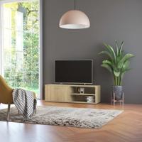 VidaXL Tv-meubel 120x34x37 cm bewerkt hout sonoma eikenkleurig - thumbnail