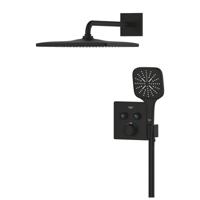GROHE Smartcontrol Thermostatisch Inbouw Douchekraan Shower-Set Vierkant Phantom Black - thumbnail