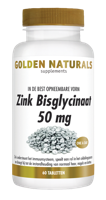 Golden Naturals Zink Bisglycinaat 50 mg Tabletten - thumbnail