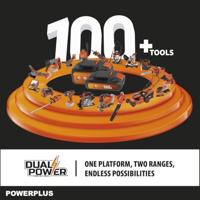 Dual Power Height Grootte POWDPG75320 Batterij - 20 V, inbegrepen batterij en oplader, 580 mm mes, 18 mm afwijking - thumbnail