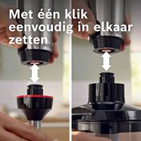 Bosch Haushalt ErgoMaster Serie 6 Staafmixer 1200 W Met maatbeker, Met mixbeker, Multifunctioneel, Met garde, BPA-vrij RVS, Zwart - thumbnail