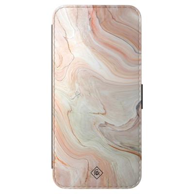 Samsung Galaxy A57 flipcase - Marmer waves Samsung Galaxy A57 flipcase - Marmer waves