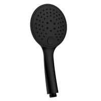 Rain losse verstelbare klik-handdouche mat-zwart - thumbnail