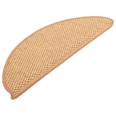 Trapmatten zelfklevend 15 st sisal-look 65x21x4 cm sisalkleurig