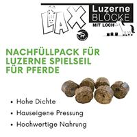 Lax Luzerne blok met gat Paard 3kg - thumbnail