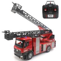 Huina RC 1561 1/14 Brandweer Ladderwagen - thumbnail