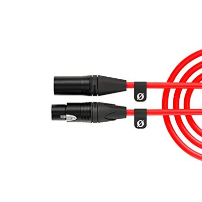Rode XLR3M-R XLR Verbindingskabel 3 m Rood