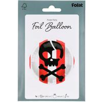 Folieballon Pirate Party Doodshoofd (45cm) - thumbnail