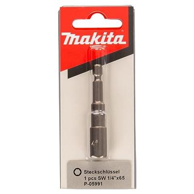 Makita Accessoires Dopsleutel 1/4"x65mm mag 1/4" - P-05991