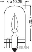 Osram Automotive 2820 Signaallamp Standard W2W 2 W 12 V - thumbnail