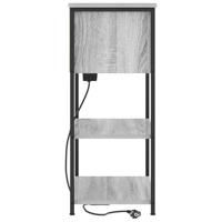 Nachtkastje Grijs sonoma 55 x 31 x 76 cm Bewerkt hout - thumbnail