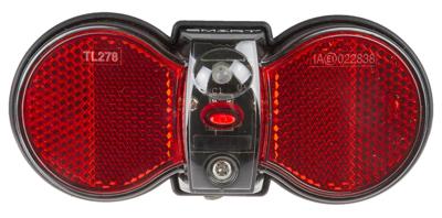 Smart led achterlicht 80mm 2x aaa batterij led oem