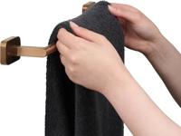 Ben Mykanto handdoekbeugel 45x7x3,9cm geborsteld koper - thumbnail