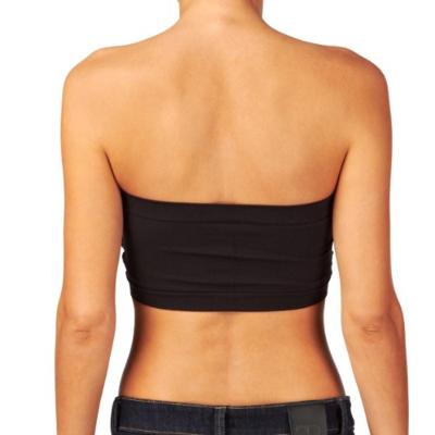 Magic bandeau BH - Naadloze Bandeau Top - Met vulling - Uitneembare pads - Wit, zwart, beige - M