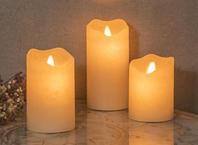 LED Kaarsenset - 3 kaarsen - Vlamloos - Met Timerfunctie
