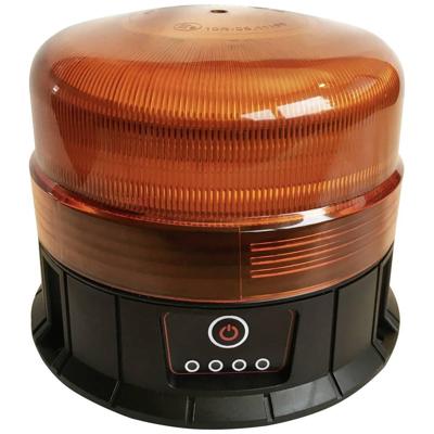 Berger & Schröter Akku LED RKL 12/24VR65 20288 Zwaailicht 5 V werkt op een accu Magneetbevestiging, Schroefvoet, Zuignapvoet Oranje