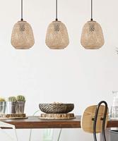 Eglo Rotan hanglampDembleby 3-lichts - 43262 - thumbnail