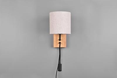 Trio Landelijke wandlampNilam ronde kap - 212879236