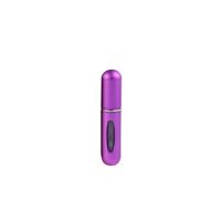 Portable mini aluminium hervulbare parfum fles spray lege cosmetische containers verstuiver capaciteit: 5ml (paars) - thumbnail