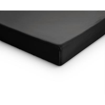 Primaviera Deluxe Topper Satijn Hoeslaken Zwart 180 x 220 cm